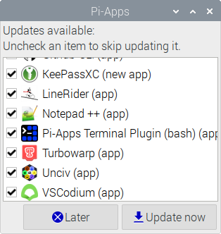 updates